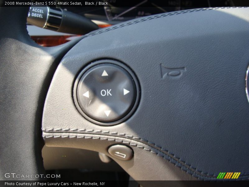 Black / Black 2008 Mercedes-Benz S 550 4Matic Sedan