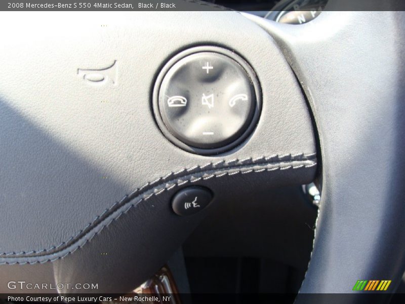 Black / Black 2008 Mercedes-Benz S 550 4Matic Sedan