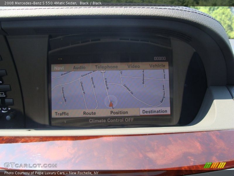Black / Black 2008 Mercedes-Benz S 550 4Matic Sedan
