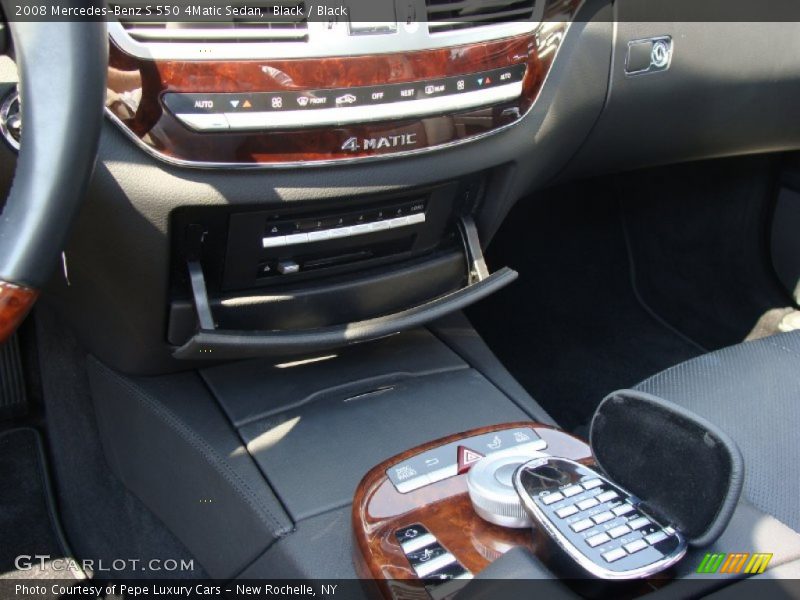 Black / Black 2008 Mercedes-Benz S 550 4Matic Sedan
