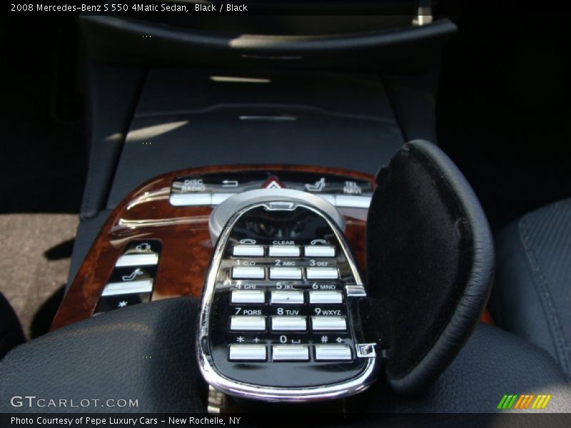 Black / Black 2008 Mercedes-Benz S 550 4Matic Sedan