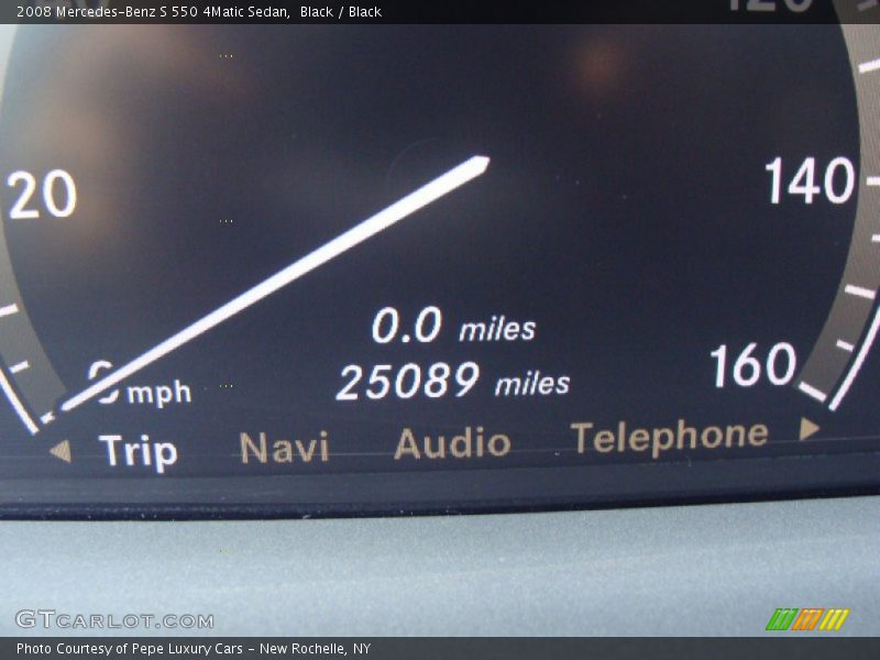 Black / Black 2008 Mercedes-Benz S 550 4Matic Sedan