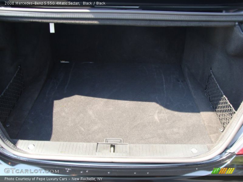 Black / Black 2008 Mercedes-Benz S 550 4Matic Sedan