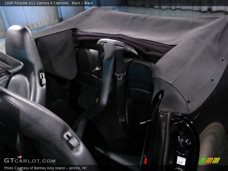 Black / Black 1996 Porsche 911 Carrera 4 Cabriolet