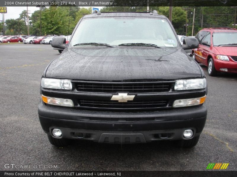 Black / Tan/Neutral 2004 Chevrolet Suburban 1500 Z71 4x4