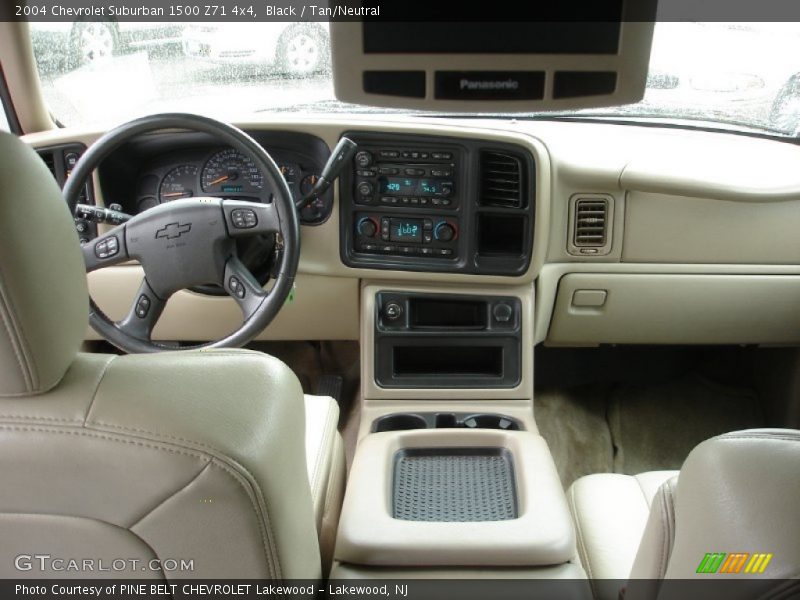 Black / Tan/Neutral 2004 Chevrolet Suburban 1500 Z71 4x4