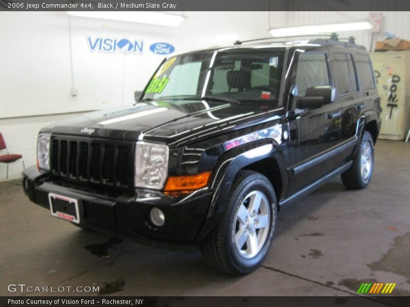 Black / Medium Slate Gray 2006 Jeep Commander 4x4