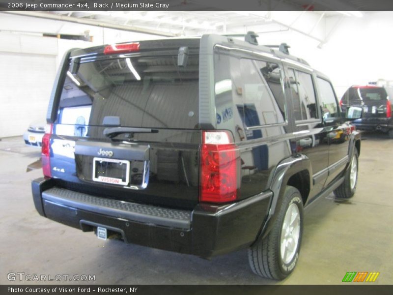 Black / Medium Slate Gray 2006 Jeep Commander 4x4