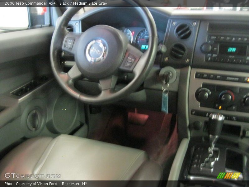 Black / Medium Slate Gray 2006 Jeep Commander 4x4