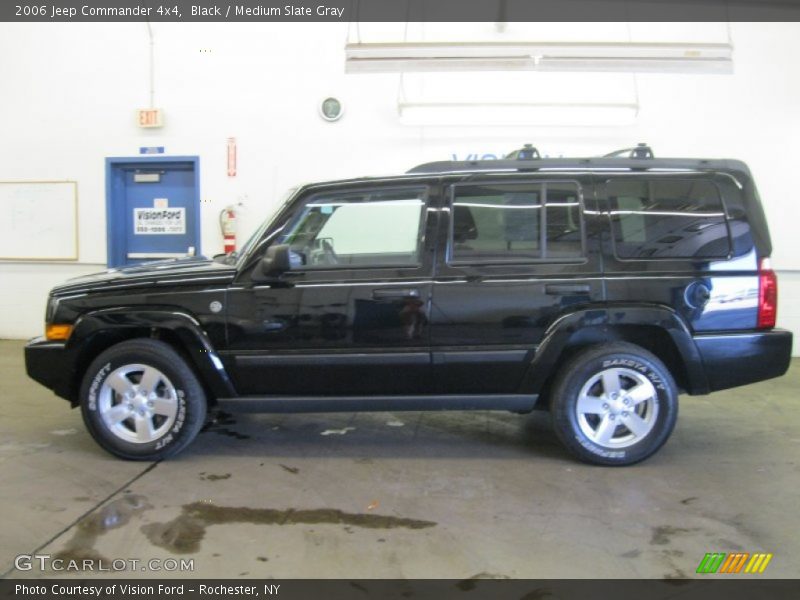 Black / Medium Slate Gray 2006 Jeep Commander 4x4