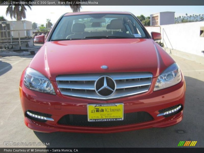Mars Red / Almond/Mocha 2011 Mercedes-Benz C 300 Sport