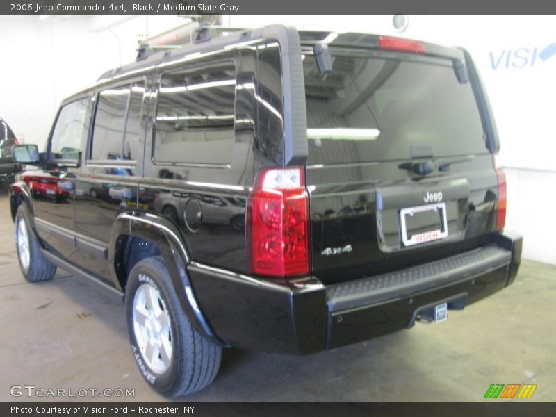 Black / Medium Slate Gray 2006 Jeep Commander 4x4