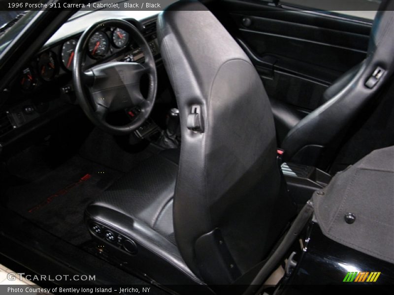 Black / Black 1996 Porsche 911 Carrera 4 Cabriolet