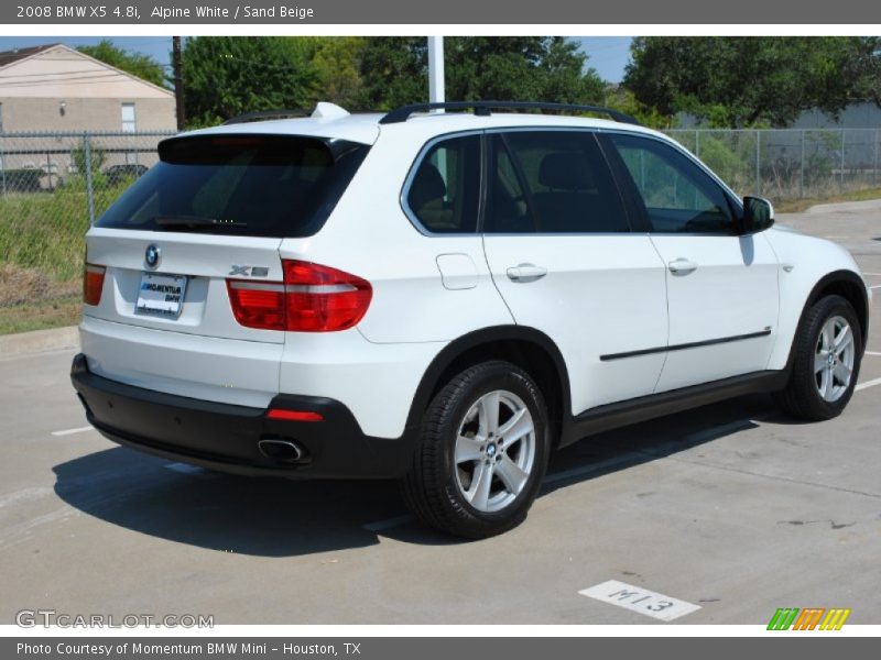 Alpine White / Sand Beige 2008 BMW X5 4.8i