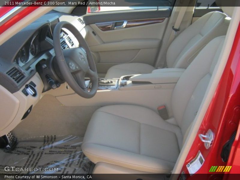 Mars Red / Almond/Mocha 2011 Mercedes-Benz C 300 Sport