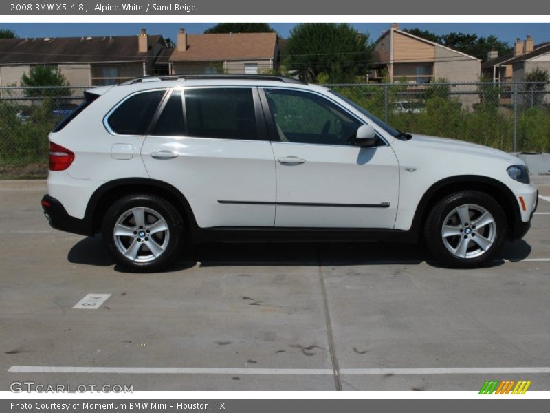 Alpine White / Sand Beige 2008 BMW X5 4.8i