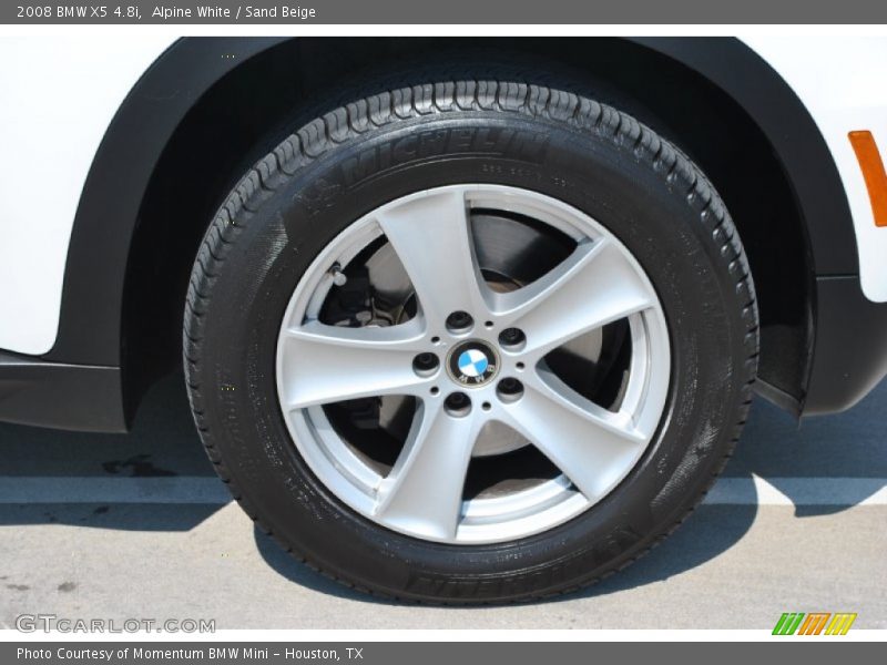 Alpine White / Sand Beige 2008 BMW X5 4.8i