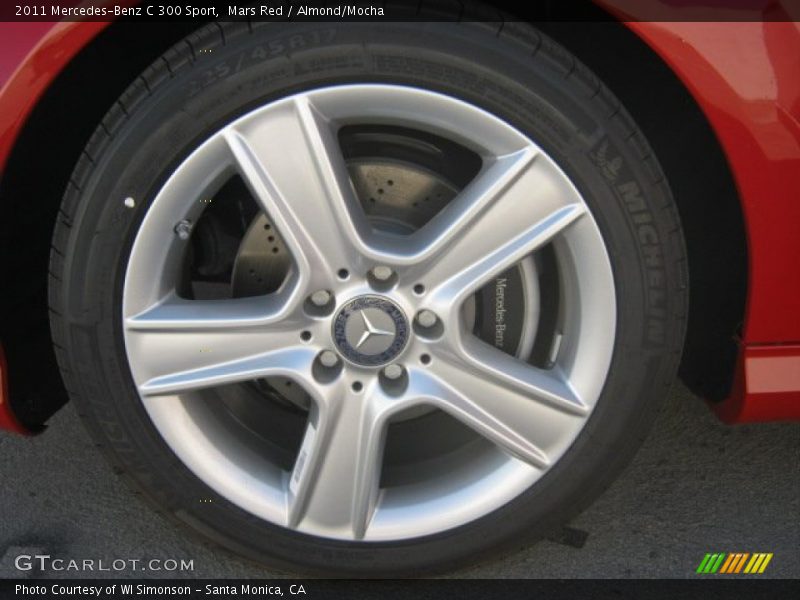 Mars Red / Almond/Mocha 2011 Mercedes-Benz C 300 Sport