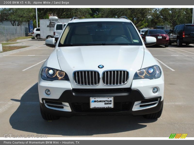 Alpine White / Sand Beige 2008 BMW X5 4.8i