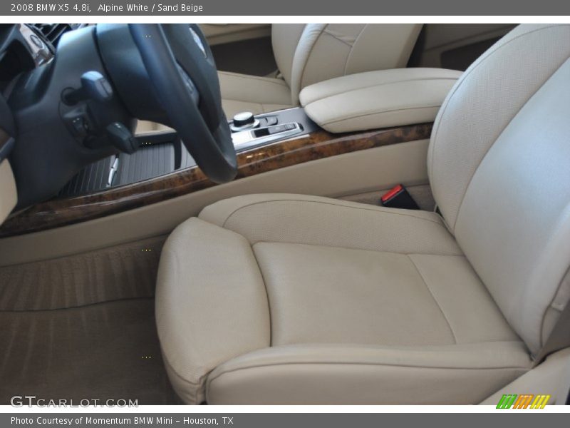 Alpine White / Sand Beige 2008 BMW X5 4.8i