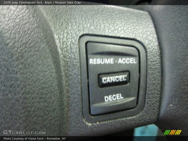 Black / Medium Slate Gray 2006 Jeep Commander 4x4