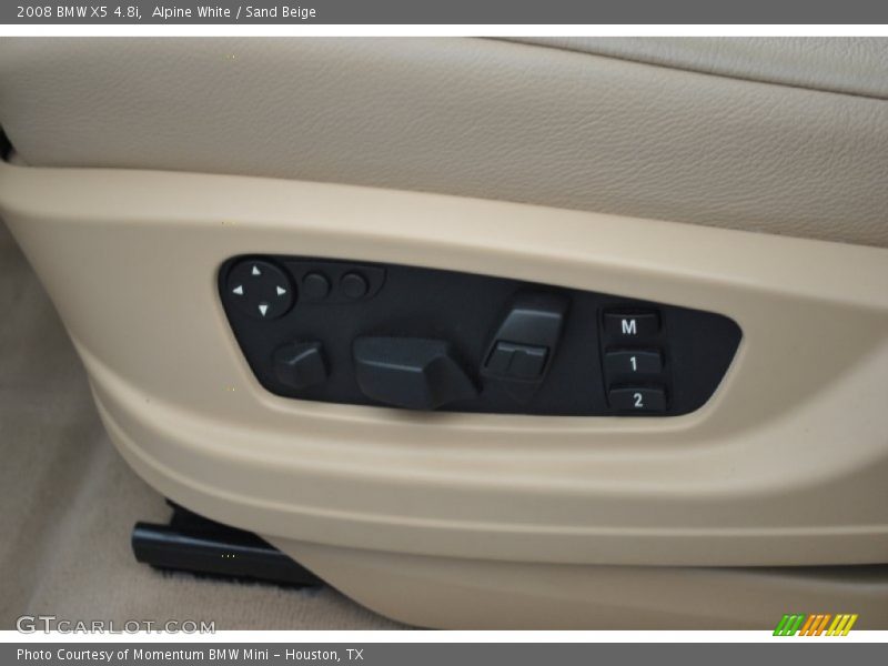 Alpine White / Sand Beige 2008 BMW X5 4.8i