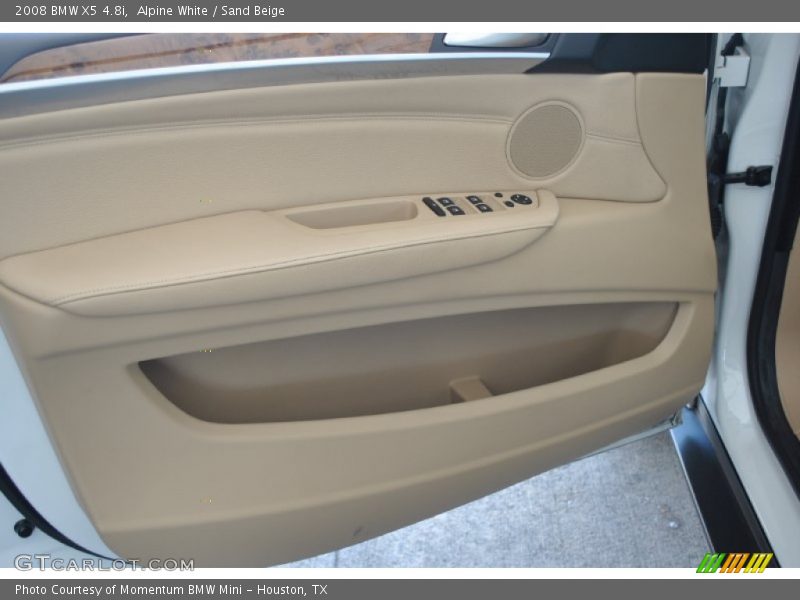 Alpine White / Sand Beige 2008 BMW X5 4.8i