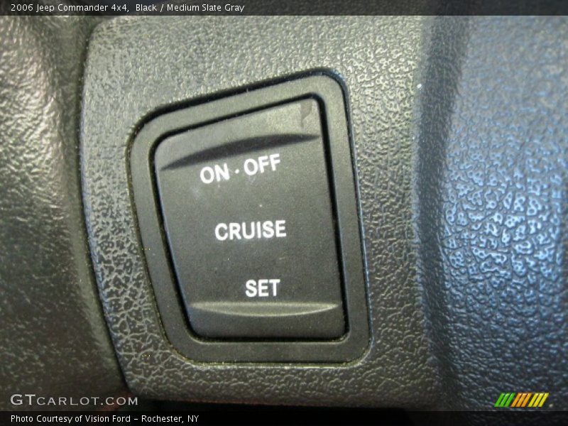 Black / Medium Slate Gray 2006 Jeep Commander 4x4