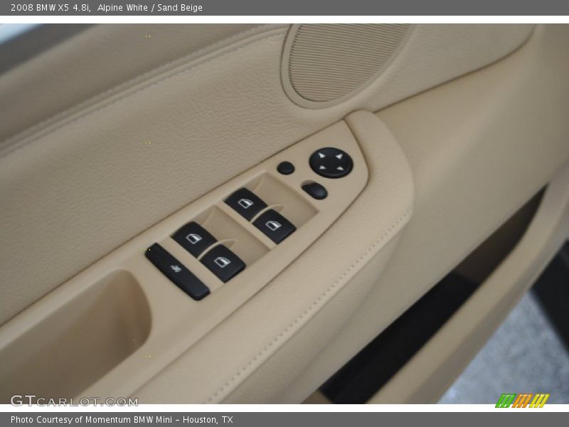 Alpine White / Sand Beige 2008 BMW X5 4.8i