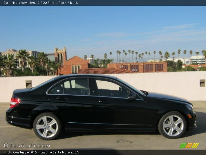 Black / Black 2011 Mercedes-Benz C 300 Sport