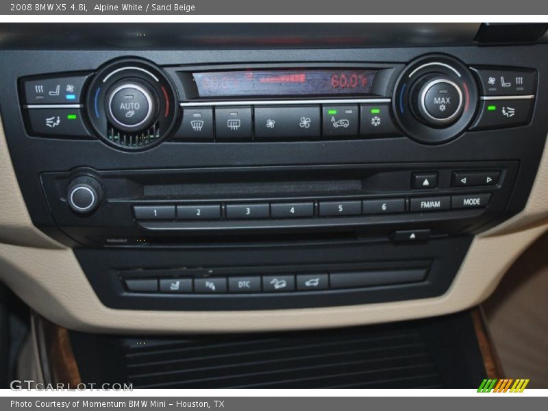 Alpine White / Sand Beige 2008 BMW X5 4.8i
