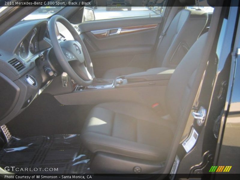Black / Black 2011 Mercedes-Benz C 300 Sport