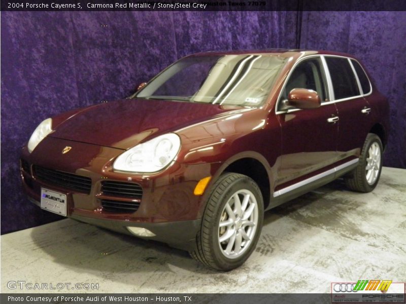 Carmona Red Metallic / Stone/Steel Grey 2004 Porsche Cayenne S