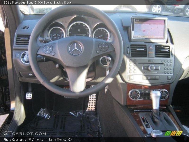Black / Black 2011 Mercedes-Benz C 300 Sport