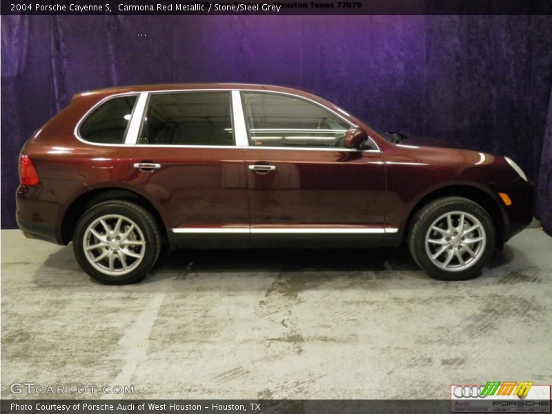 Carmona Red Metallic / Stone/Steel Grey 2004 Porsche Cayenne S