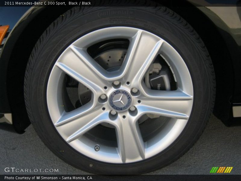 Black / Black 2011 Mercedes-Benz C 300 Sport