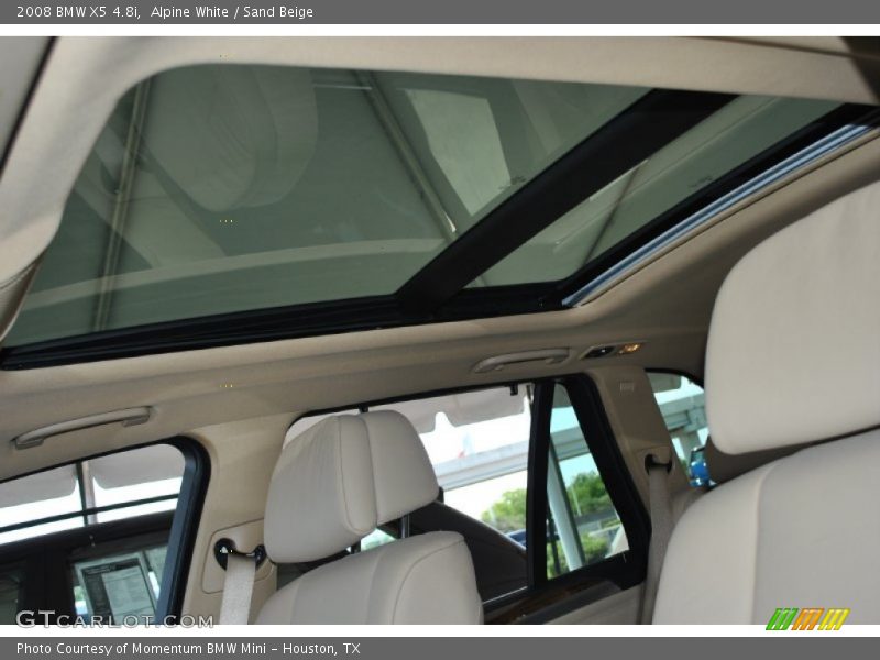 Alpine White / Sand Beige 2008 BMW X5 4.8i