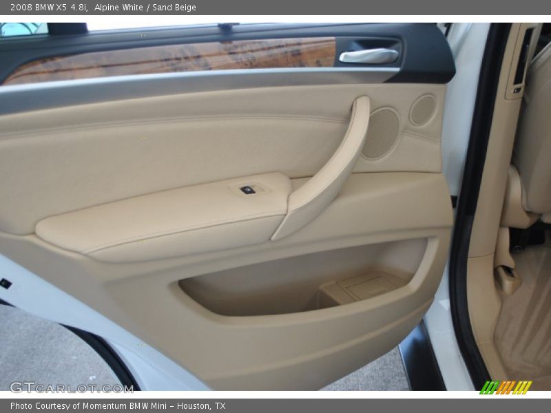 Alpine White / Sand Beige 2008 BMW X5 4.8i