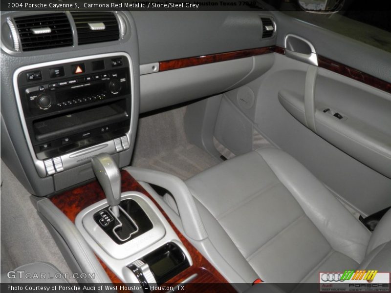 Carmona Red Metallic / Stone/Steel Grey 2004 Porsche Cayenne S