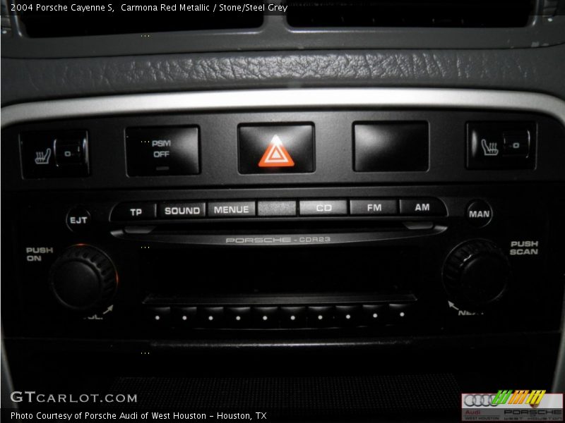 Carmona Red Metallic / Stone/Steel Grey 2004 Porsche Cayenne S