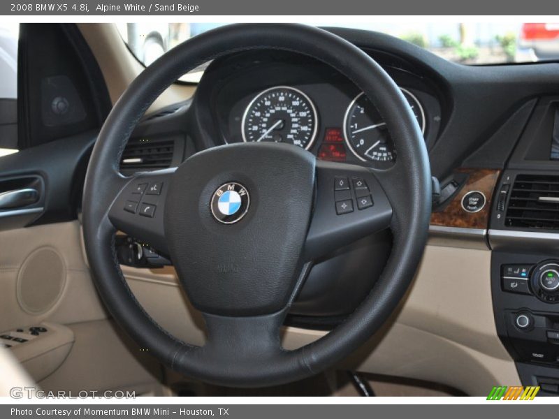 Alpine White / Sand Beige 2008 BMW X5 4.8i