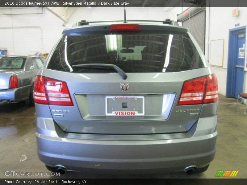 Silver Steel Metallic / Dark Slate Gray 2010 Dodge Journey SXT AWD