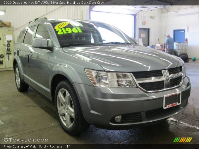 Silver Steel Metallic / Dark Slate Gray 2010 Dodge Journey SXT AWD