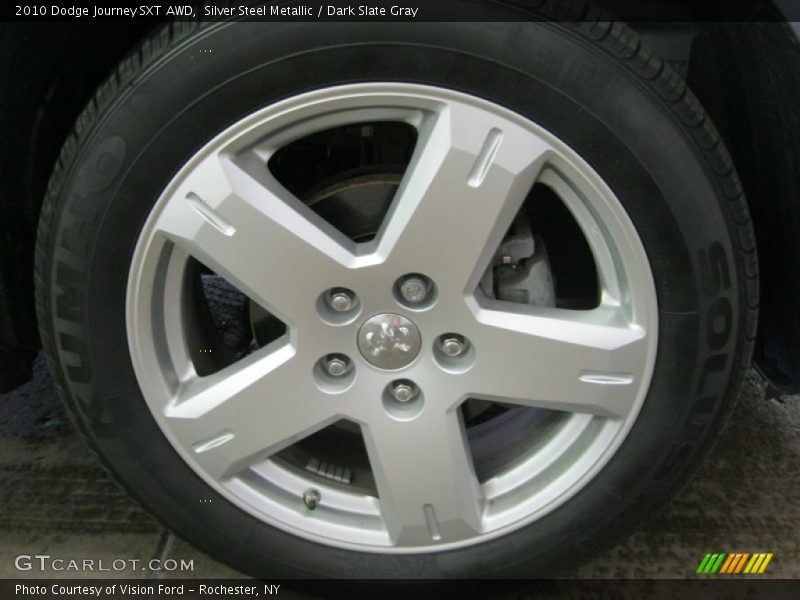 Silver Steel Metallic / Dark Slate Gray 2010 Dodge Journey SXT AWD