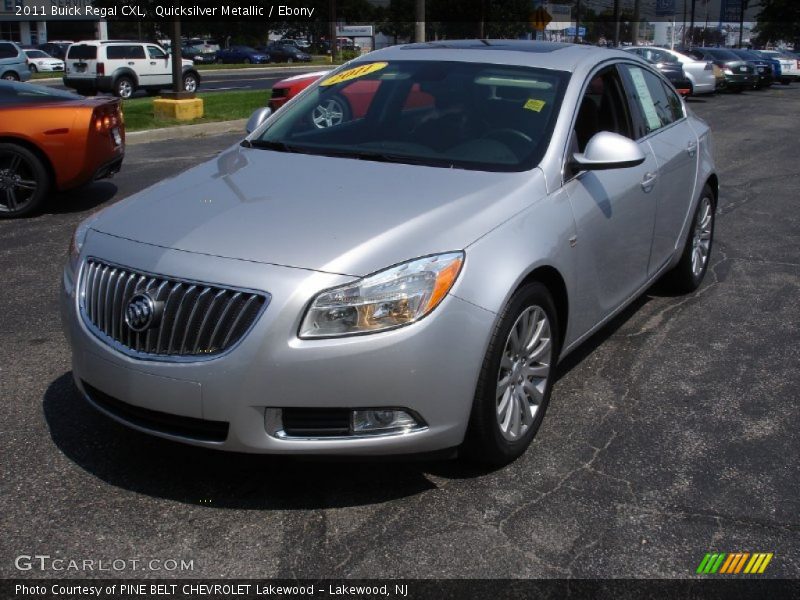 Quicksilver Metallic / Ebony 2011 Buick Regal CXL