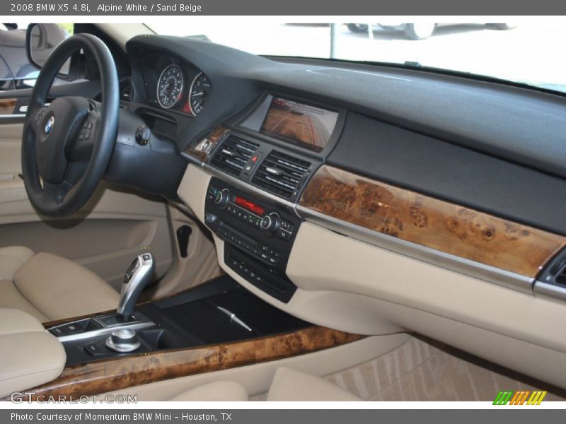 Alpine White / Sand Beige 2008 BMW X5 4.8i
