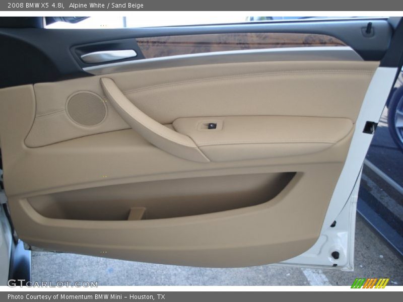 Alpine White / Sand Beige 2008 BMW X5 4.8i