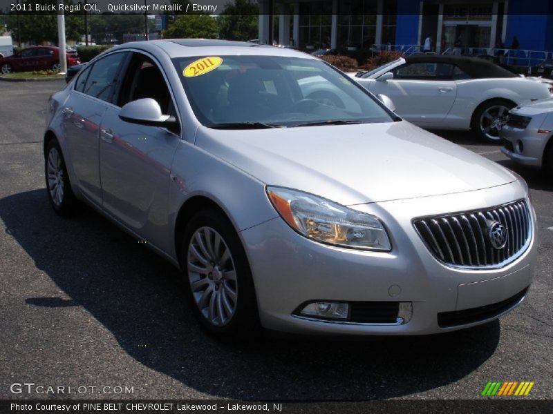 Quicksilver Metallic / Ebony 2011 Buick Regal CXL