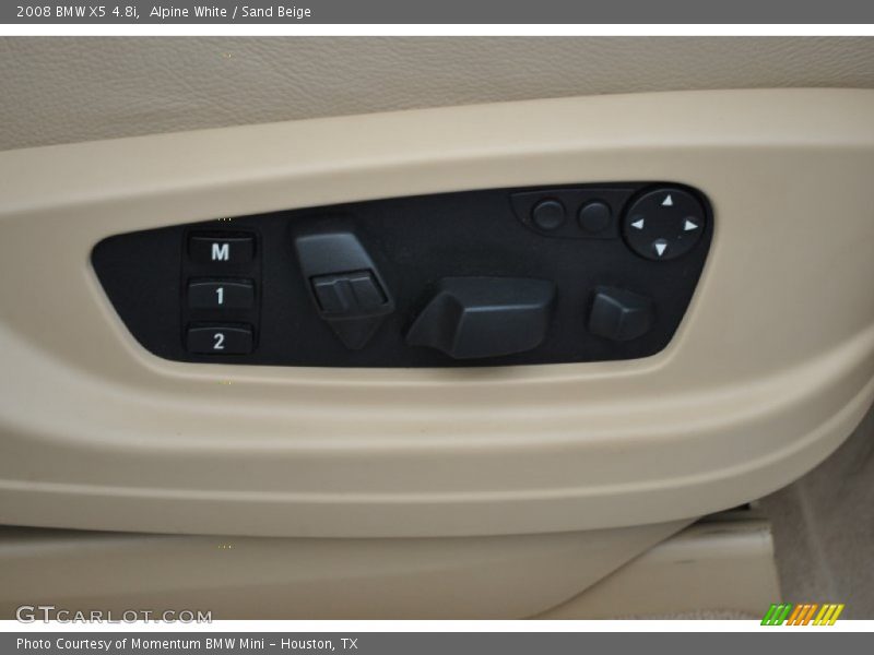 Alpine White / Sand Beige 2008 BMW X5 4.8i