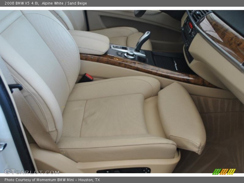 Alpine White / Sand Beige 2008 BMW X5 4.8i